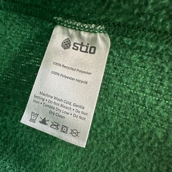 Stio Women's Sweetwater Fleece Hoodie Green Size Medium - Picture 3 of 8